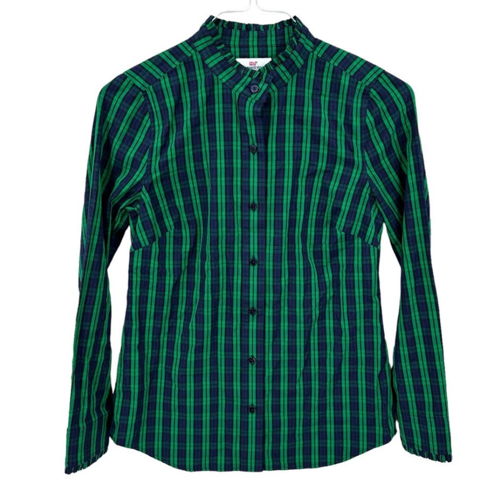 Vineyard Vines tartan plaid button down